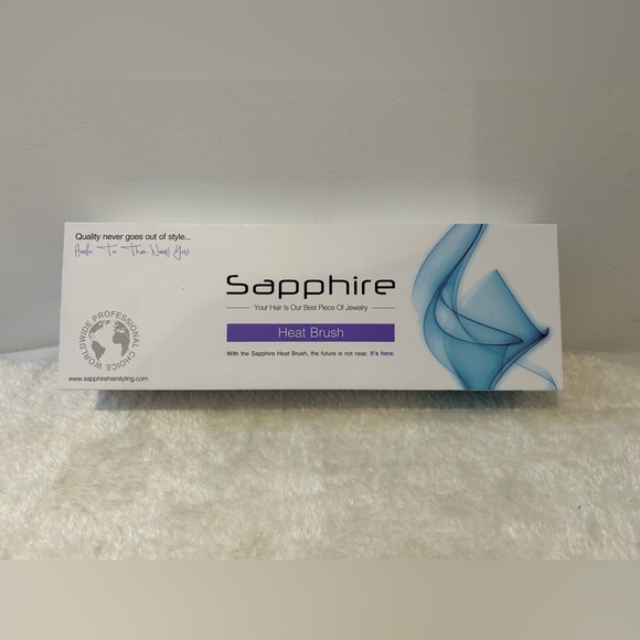 Sapphire Ceramic Heat Brush - Picture 2 of 9